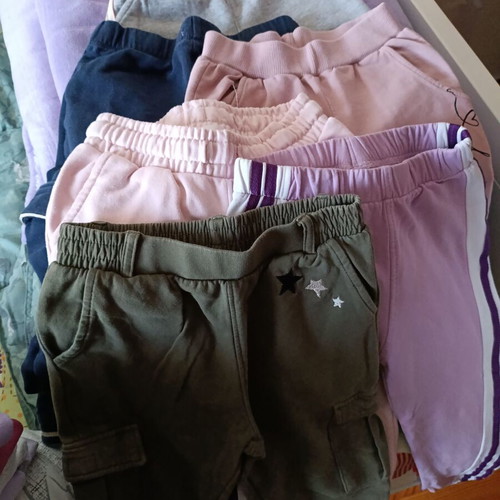 Girls' clothes used, for 4-5 years old, multicolored