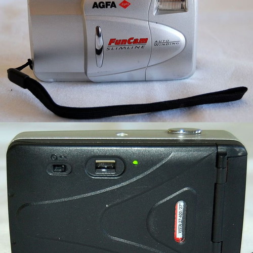Agfa FunCam Slimline 28mm Film Camera used