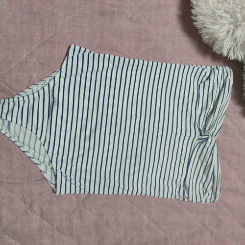Top strapless swimsuit used, size S 36 8, white