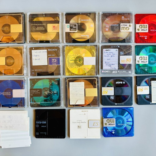 Minidisc pack of 18 used discs