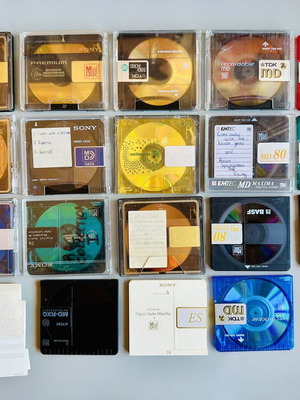 Minidisc pack of 18 used discs
