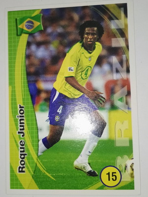 Roque Junior World Cup 2006 sticker used, Brazil national team #15