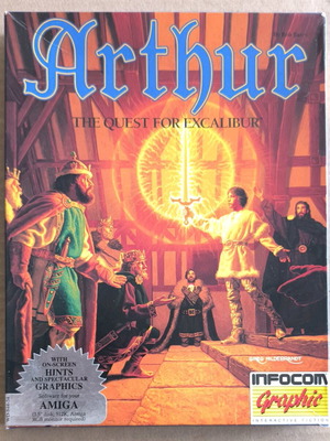 Arthur: The Quest For Excalibur (Infocom Graphic) Amiga like new