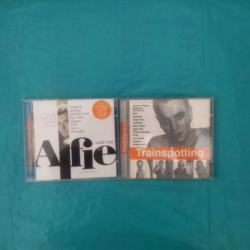 CD Alfie και Trainspotting σαν καινούργια, soundtrack