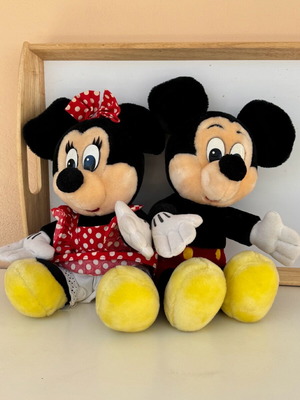 Σετ αυθεντικά λούτρινα Euro Disney 1992 μεταχειρισμένα με δώρο σακούλα