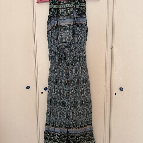 Paul Christophe Boho Dress Like New With Buttons And Collar