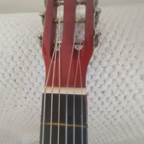 Wooden children's guitar used, 78 cm