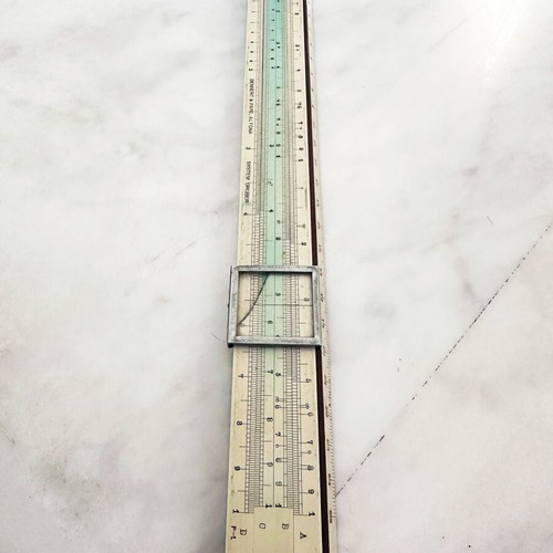 Antique Dennert Pape Aristo Slide Rule used, collectible scientific instrument