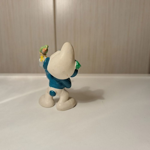 Smurf Schleich miniature Hunter Smurf 1978 like new