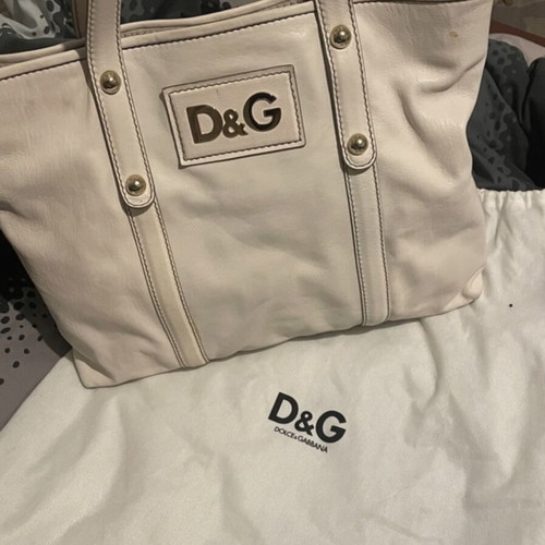 Dolce & Gabbana Bag Estelle used, shoulder, beige with marks