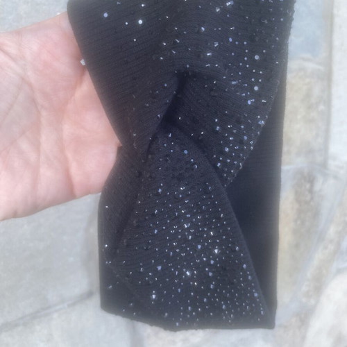 Hairband in perfect color with rhinestones, new