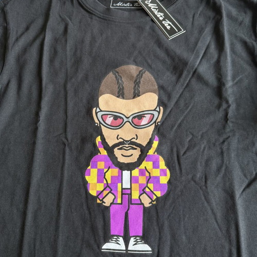 Mister Tee Bad Bunny T-shirt, black, size M