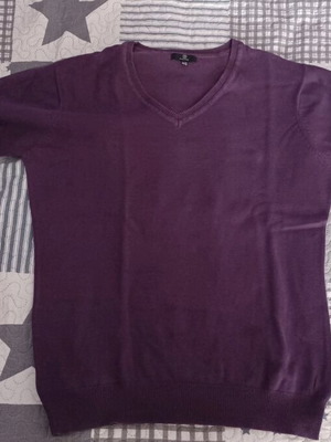 Bershka purple thin pullover sweater used, size M