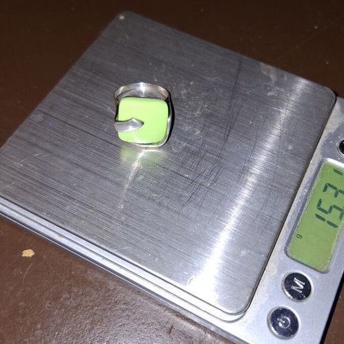 Silver ring with 925 stamp new