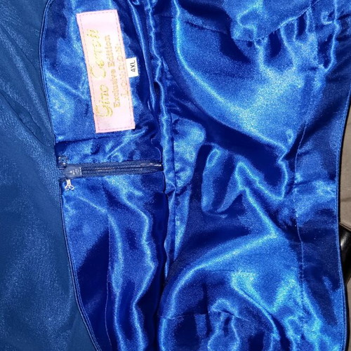 Blue plus size formal prom dress like new, 4XL