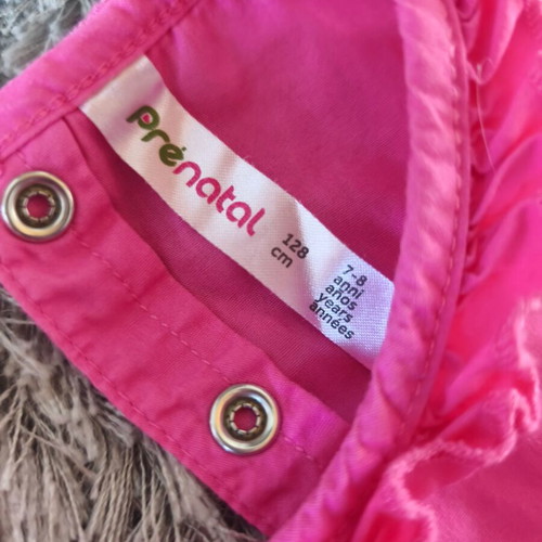 Prenatal fuchsia children's dress like new for 7-8 years