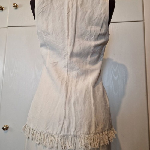 Naturale vintage skirt and vest made of silk and linen like new