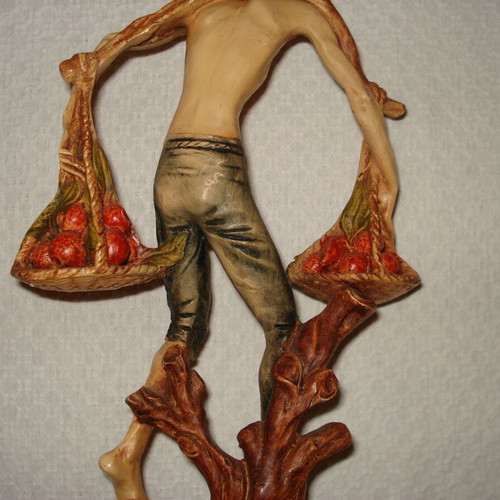 Vintage decorative figurine used 30cm 14cm