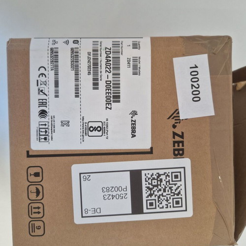 Zebra ZD411 direct thermal label printer 203 DPI like new