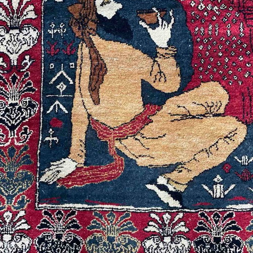 Kabul silk handmade rug new, rare collectible museum-quality silk