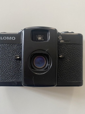 Lomo LC-A φωτογραφική μηχανή φιλμ μεταχειρισμένη με γνήσια δερμάτινη θήκη