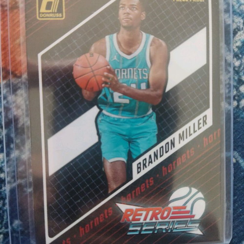 Brandon Miller 2023-24 Donruss Gold Press Proof card like new, Retro Series
