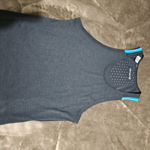 Adidas sports shirt like new, gray and blue