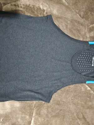 Adidas sports shirt like new, gray and blue