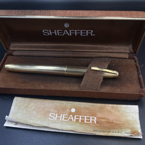 Sheaffer Imperial Triumph 777 fountain pen like new, 14K gold nib