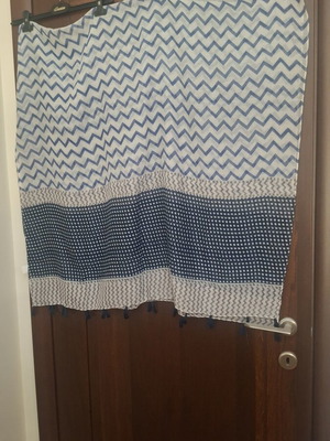 Pareo or Scarf like new, large cotton fabric