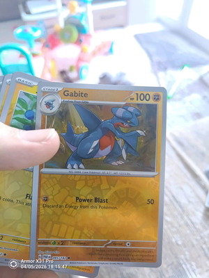 Pokemon Gabite (PAR 095) like new, Paradox Rift Holo