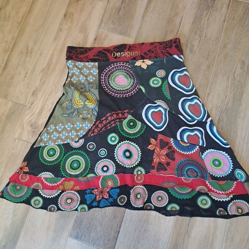 Desigual skirt used, multicolor, size L