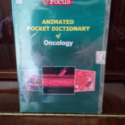 Animated Pocket Dictionary of Oncology electronic book on DVD like new