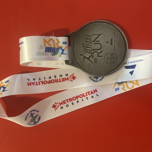 Glyfada Run 2nd Medal commemorative, like new