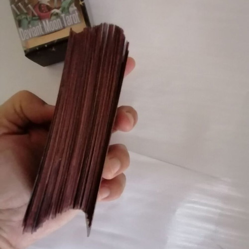 Deviant Moon Tarot handmade used deck with 78 laminated cards