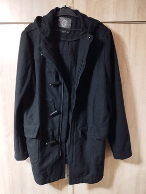 Montgomery unisex size 52 (large) black wool coat like new