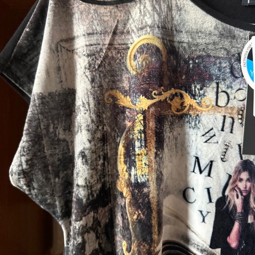 Black blouse with designs new
