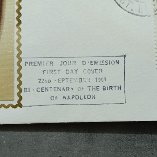 TWO FDC COMMEMORATIVE FIRST DAY COVERS OF SAINT LOUKIA (NAPOLEON AND JOSEPHINE)