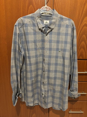 Lacoste shirt like new, size large, multicolor