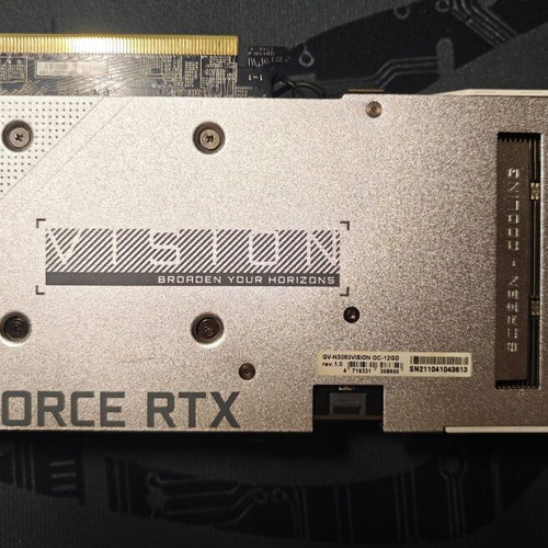 Gigabyte GeForce RTX 3060 VISION OC 12GB graphics card