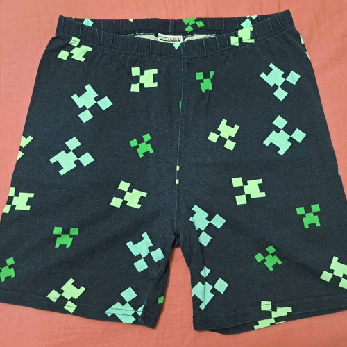 Minecraft pajama used for boy 10 years 140 cm, cotton