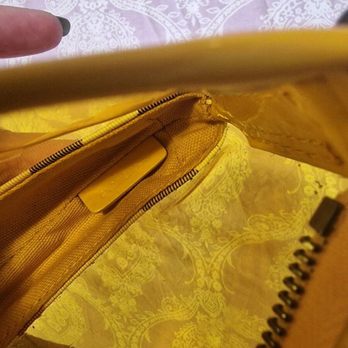 Burberry Y2K bag used with leather discoloration