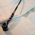 Vintage handpainted pipe