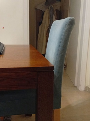 Dining table used, solid wood, dimensions 1.90×0.85