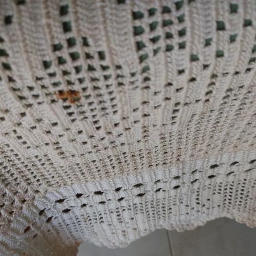 Handmade blanket, like new, 207x198 cm