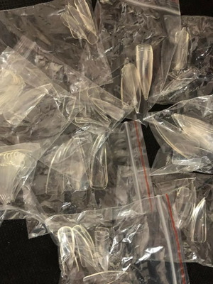 Transparent nail tips 100 pcs new