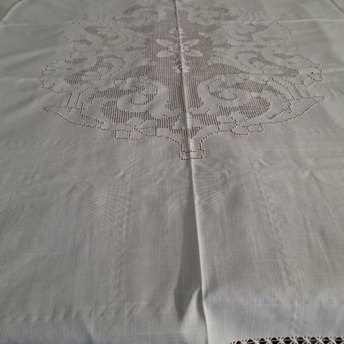 Tablecloth Lefkadian filet azur embroidery 170×220 new