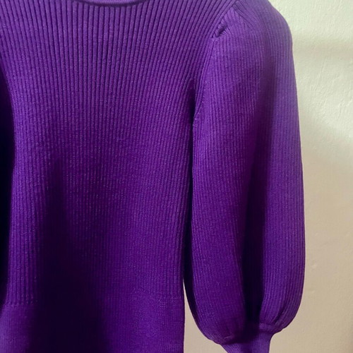 Zara Mindi knitted dress new purple size S