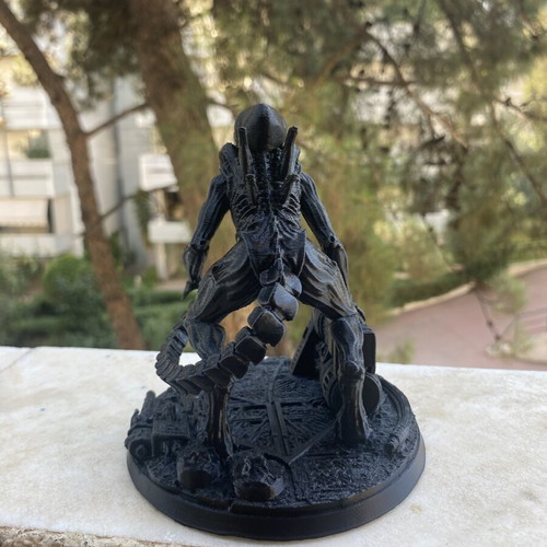 Alien Xenomorph figure 3D printed, new, black