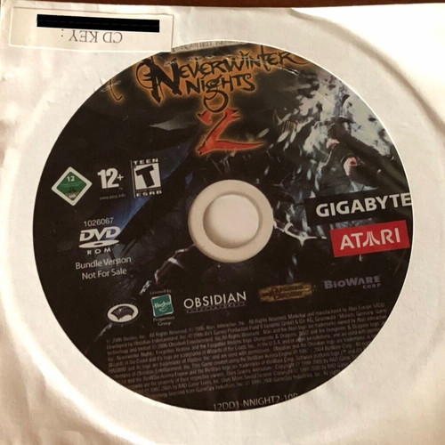 Neverwinter Nights 2 PC game new with original DVD key